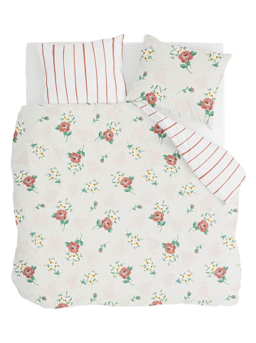 Walra Beddengoedset "Red Roses" crème