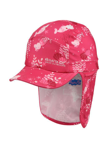Regatta Czapka "Peppa Protect" w kolorze różowym ze wzorem