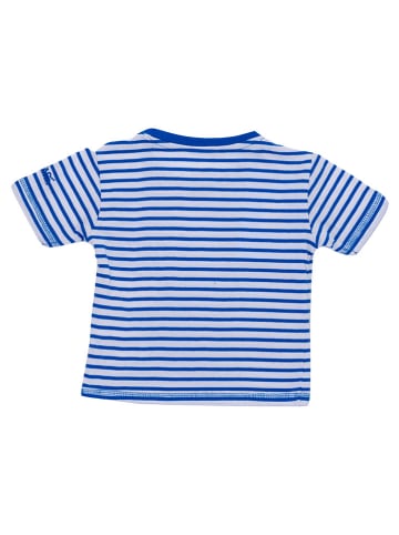 Regatta Shirt "Peppa Stripe Tee" in Weiß/ Blau
