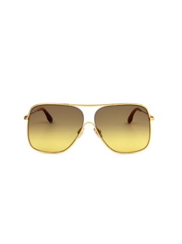 Victoria Beckham Dameszonnebril goudkleurig/lichtbruin-geel