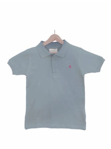 El Caballo Koszulka polo "Pique C/Lycra" w kolorze niebieskim
