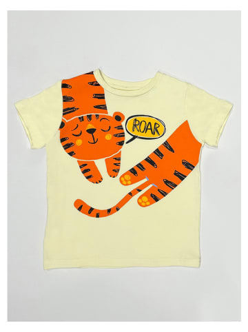 Denokids Koszulka "Roar Tiger" w kolorze żółtym