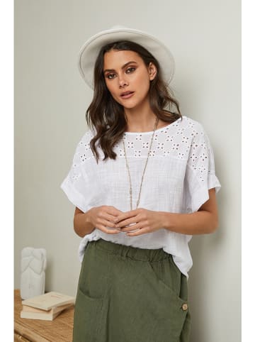 Plume Shirt "Elymis" in Weiß