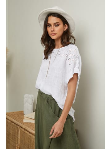 Plume Shirt "Elymis" in Weiß