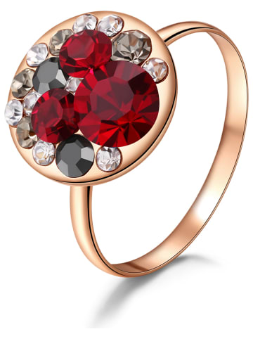 Park Avenue Rosévergulde ring met Swarovski-kristallen