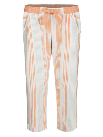 SHORT STORIES Spodnie piżamowe w kolorze beżowo-brzoskwiniowym