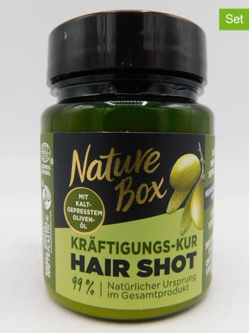 NATURE BOX 5er-Set: Haarkuren "Oliven-Öl", je 60 ml