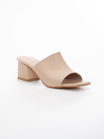 Fnuun Shoes Pantoletten in Beige