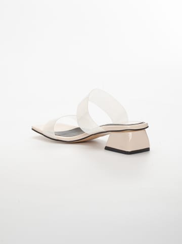 Fnuun Shoes Pantoletten in Creme