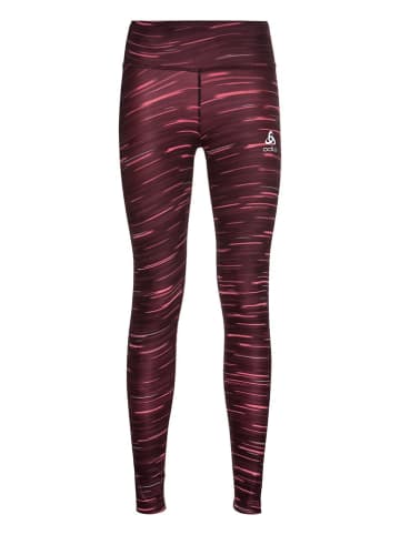 Odlo Trainingsleggings "Zeroweight" in Bordeaux