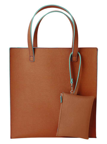 Remember Shopper bag in light brown - 34 x 35.5 x 11.5 cm