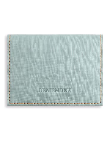 Remember Kartenportemonnaie in Hellblau - (B)10,5 x (H)8 cm