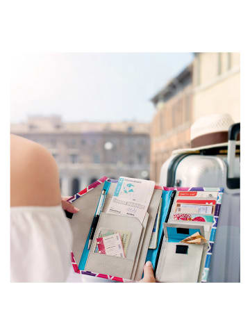 Remember Organizer podróżny "Stella" ze wzorem - 23,5 x 13 cm