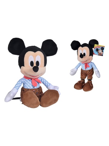 Disney Mickey Mouse Pluchen figuur "Mickey in leren broek" - vanaf de geboorte - (H)25 cm