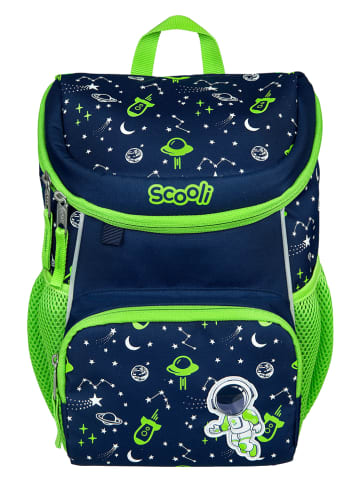 SCOOLI Rucksack "Anton Astronaut" in Dunkelblau - (B)20 x (H)29 x (T)13 cm