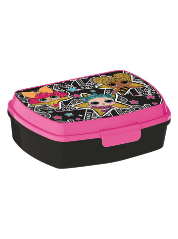 L.O.L. Surprise Lunchbox "LOL" zwart/roze - (L)17,3 x (B)14 x (D)5,5 cm