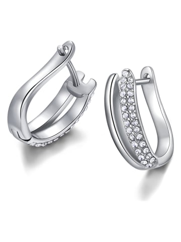 Park Avenue Creolen met Swarovski-kristallen