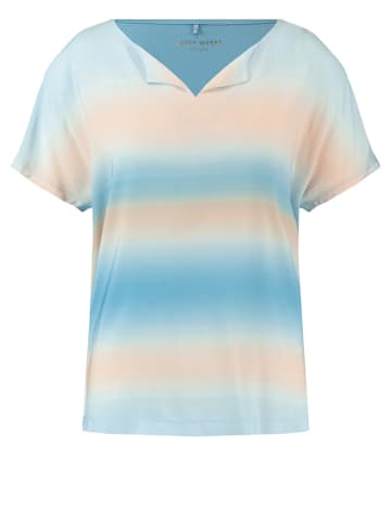 Gerry Weber Shirt lichtblauw/abrikooskleurig