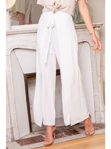 Saint Germain Paris Spodnie w kolorze białym