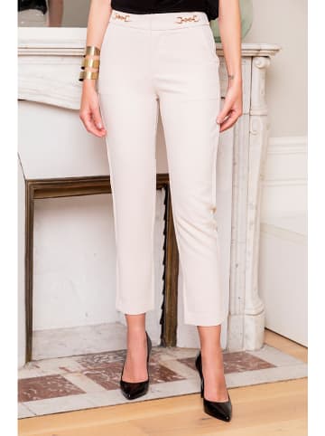 Saint Germain Paris Spodnie "Hose" w kolorze beżowym