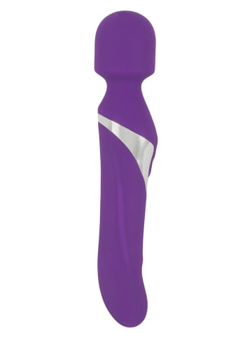 Orion Vibrator "Javida Wand & Pearl Vibrator" in Lila - (L)24 cm