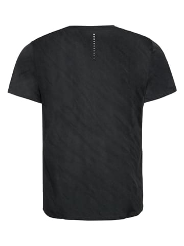 Odlo Koszulka sportowa "Zeroweight Engineered Chill-Tec" w kolorze czarnym
