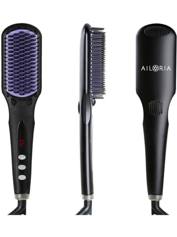 Ailoria Elektryczna szczotka w kolorze czarnym do włosów