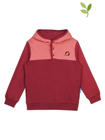 finkid Hoodie "Juosta" in Rot