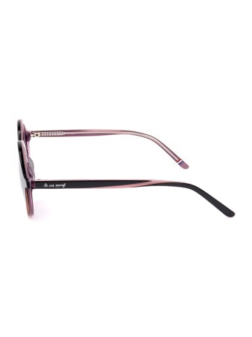Le Coq Sportif Damskie okulary przeciwsłoneczne w kolorze czarno-jasnoróżowym