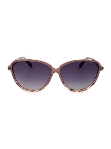 Le Coq Sportif Damskie okulary przeciwsłoneczne w kolorze jasnobrązowym