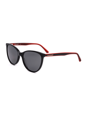 Le Coq Sportif Damen-Sonnenbrille in Schwarz/ Rot