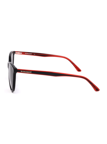 Le Coq Sportif Damen-Sonnenbrille in Schwarz/ Rot