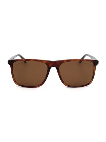 Le Coq Sportif Męskie okulary przeciwsłoneczne w kolorze brązowym