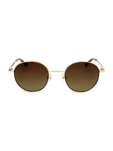 Le Coq Sportif Damskie okulary przeciwsłoneczne w kolorze złotym