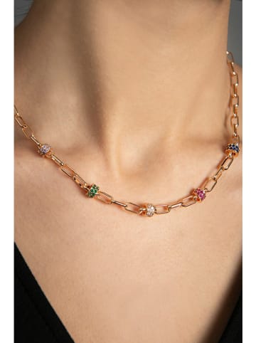 Heliophilia Vergulde ketting met sierelementen - (L)43 cm