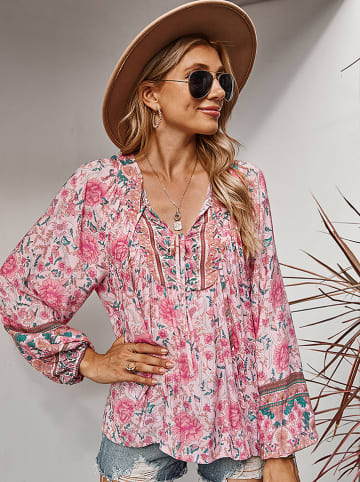 Sweet Summer Bluse in Pink