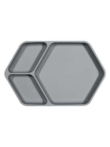 Kindsgut Teller in Grau - (L)25 x (B)16 x (H)3,6 cm
