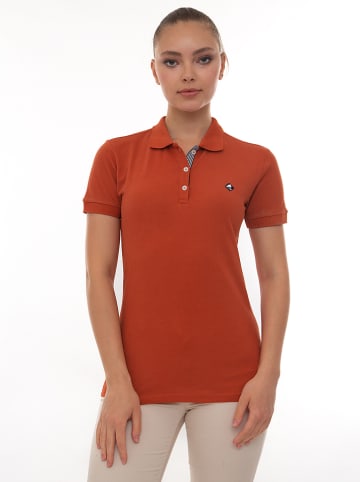 SIR RAYMOND TAILOR Poloshirt "Angie" lichtbruin