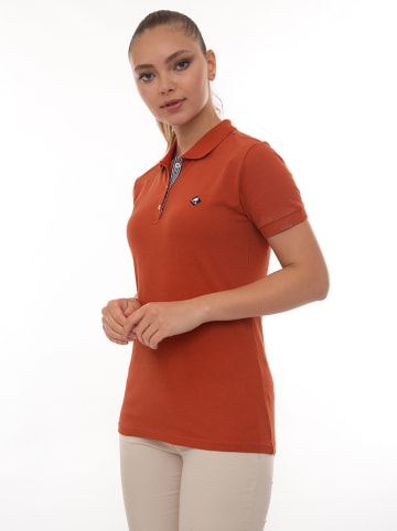 SIR RAYMOND TAILOR Poloshirt "Angie" lichtbruin