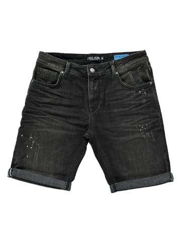 Cars Jeans Jeansbermudas "Flasher" in Schwarz
