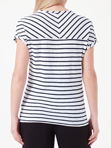 Timezone Shirt donkerblauw/wit