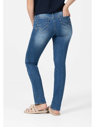 Timezone Spijkerbroek "Tahila" - slim fit - blauw