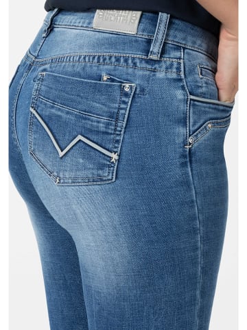 Timezone Spijkerbroek "Tahila" - slim fit - blauw