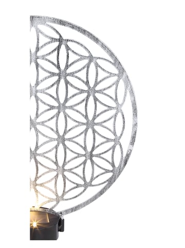 Globo lighting LED-Solar-Gartenstecker in Silber - (B)30 x (H)41 x (T)10 cm