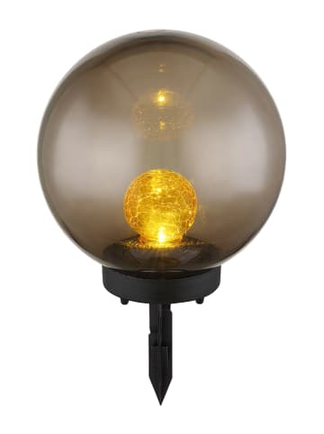 Globo lighting Ogrodowa lampa solarna LED w kolorze czarnym