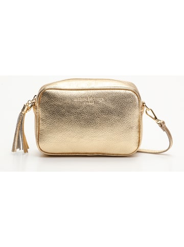 maison héritage PARIS Leder-Umhängetasche "Gaby" in Gold - (B)28 x (H)22 x (T)8,5 cm