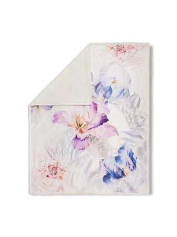 Descanso Plaid "Caen" in Creme/ Bunt