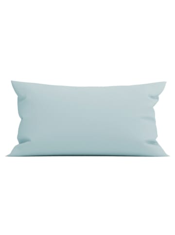 Heckett Lane Satin-Kissenhülle "Elementi" in Hellblau