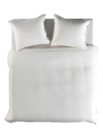 Heckett Lane Perkal-Bettwäsche-Set in Creme