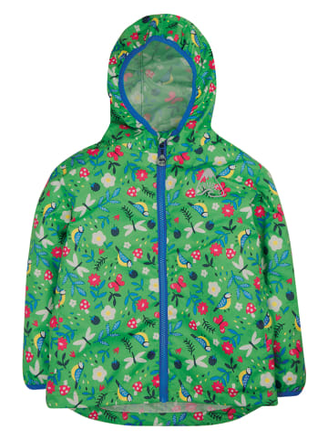 Frugi Kurtka przeciwdeszczowa w kolorze zielonym